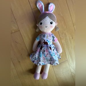 NWOT Bunny Baby Girl Toy Doll